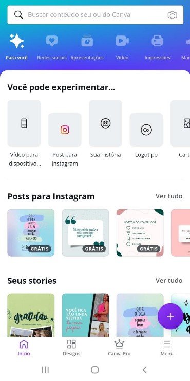 Imagem ilustrativo de Canva