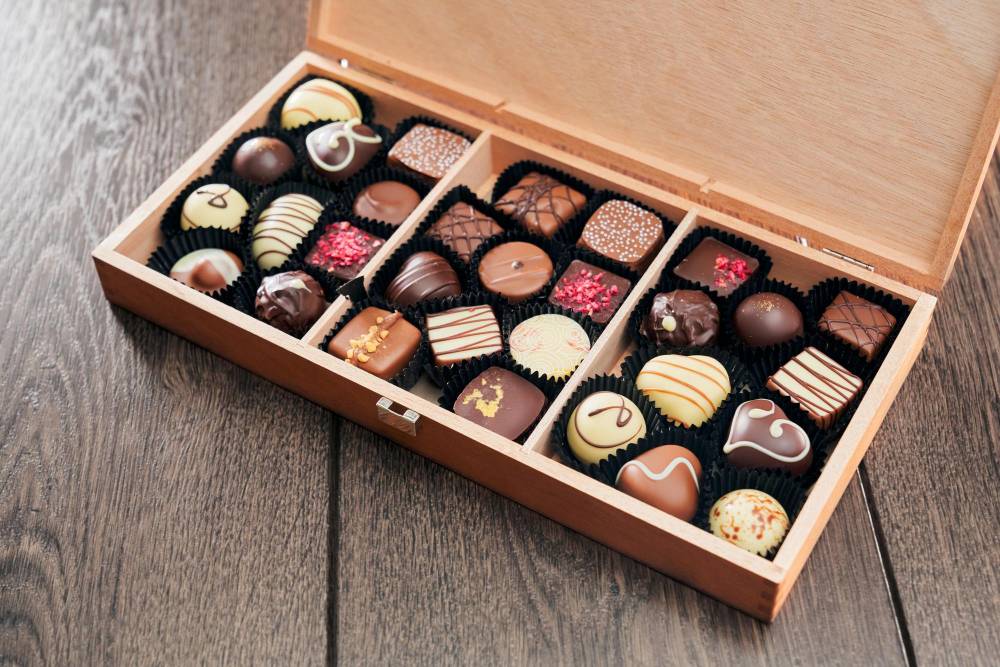 Imagem ilustrativa de loja de chocolate.